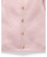 Purebaby Baby Girls Textured Cardigan