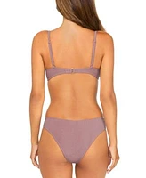 Raisins Juniors Solid Underwire Bikini Top Bottoms