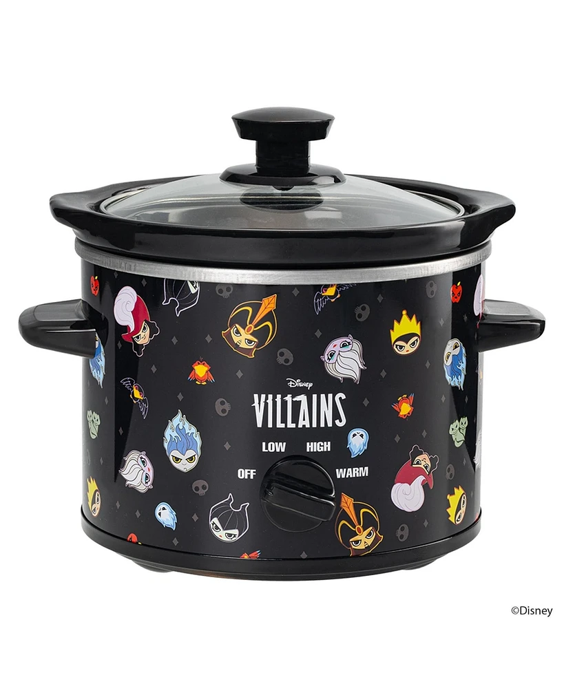 Uncanny Brands Disney Villains 2qt Slow Cooker -Small Kitchen Appliance