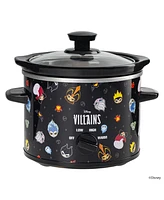 Uncanny Brands Disney Villains 2qt Slow Cooker -Small Kitchen Appliance