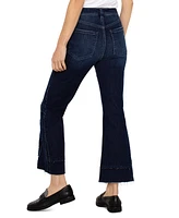 Liverpool Los Angeles Women's Hannah High-Rise Cropped Flare Jeans