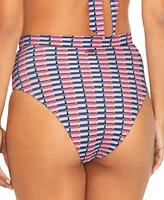 Raisins Juniors' Tropics Geo-Print High-Waisted Bottoms