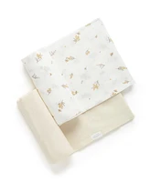 Purebaby Baby Boy and Baby Girl Muslin Swaddle 2 Pack