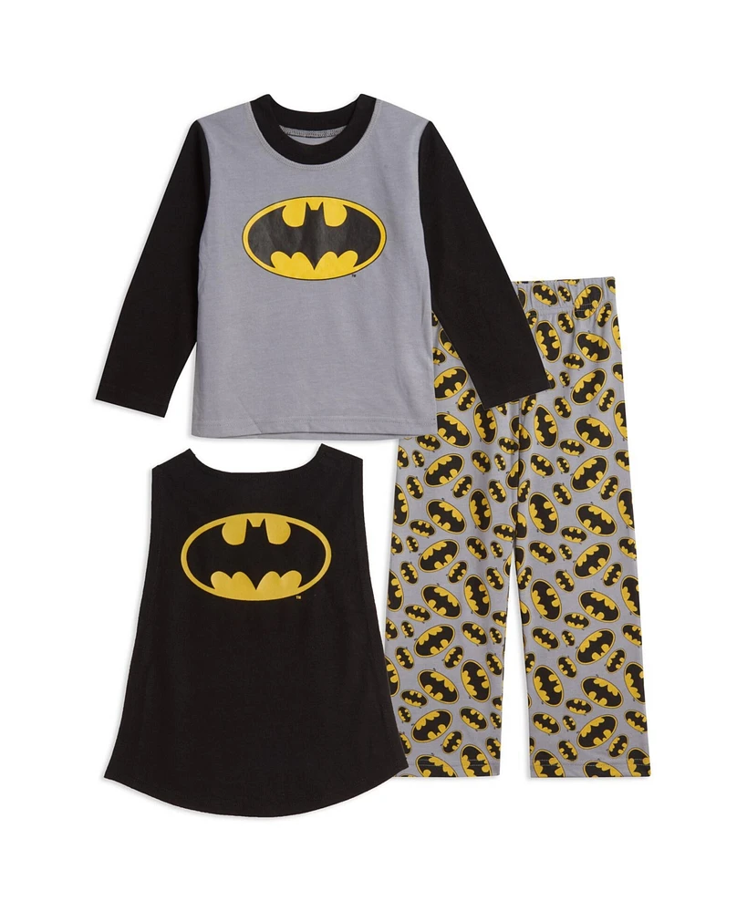 Dc Comics Boys Justice League Pullover Pajama Shirt and Pants Sleep Set