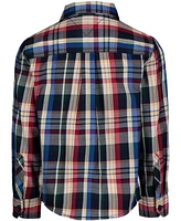 Tommy Hilfiger Toddler and Little Boys Autumn Long Sleeve Plaid Shirt