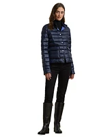 Lauren Ralph Petite Snap-Front Stand-Collar Packable Coat