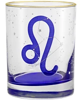 Culver Leo Zodiac Double Old-Fashioned Glass, Set of 2