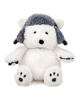 Geoffrey's Toy Box 6" Winter Polar Bear with Hat Plush Toy, Created for Macy's