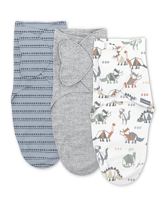 Ingenuity Baby Swaddle Monogram Collection - Dino Mite Baby Gear