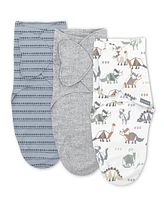 Ingenuity Baby Swaddle Monogram Collection - Dino Mite Baby Gear