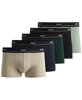 Hugo by Boss Men's 5pk. Essential Logo Trunks