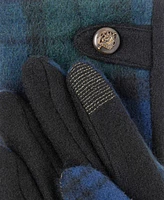 Lauren Ralph Lauren Menswear Pattern Touch Gloves with Button