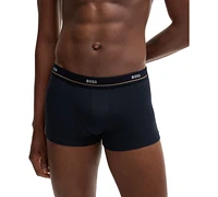 Hugo by Boss Men's 5pk. Essential Logo Trunks