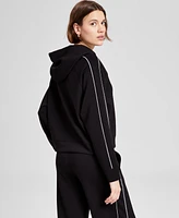 And Now This Women's Piping-Trim Pullover Hoodie, Exclusively at Macy's