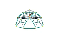 Slickblue 13ft Geometric Dome Climber Play Center, Kids Climbing Dome Tower with Hammock, Rust & Uv Resistant Steel Supporting 1000 Lbs