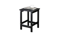 Slickblue Single Layer Square Hdpe Side Table