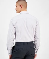Alfani Men's Regular-Fit 4-Way Stretch Micro-Dot Dress Shirt