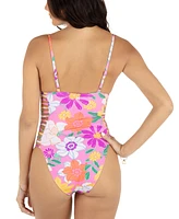 Hurley Juniors' Daisy Delight One-Piece Swimsuit