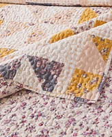 Greenland Home Fashions Pinwheel Posey Reversible 3-Pc. Quilt Set