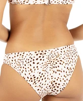 Hurley Juniors' Cheetah Spots Moderate Bikini Bottoms