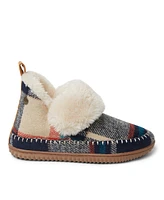 Alpine by Dearfoams Women's Moritz Bootie House Slipper