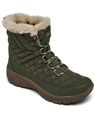 Skechers Women's Relaxed Fit: Easy Going - Game Hour Air-Cooled Memory Foam Winter Boots from Finish Line