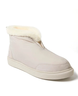 Dearfoams Men's Fireside by Shearling Warm Up Bootie