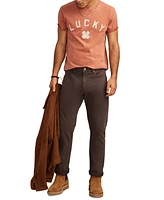 Lucky Brand Men's 410 Athletic Straight Brushed Twill Jeans