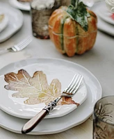 Vietri Autunno Oak Leaf Salad Plate