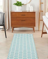 Nourison Home Twist Reversible TWS01 2'2"x10' Runner Area Rug