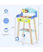 Gouun Kid's Pretend Barbecue Grill Play Set