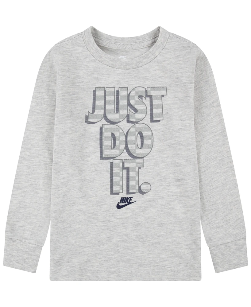 Nike Toddler Boys Long-Sleeve Just Do It Graphic T-Shirt