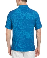 Cubavera Men's Short Sleeve Button-Front Tropical Print Shirt