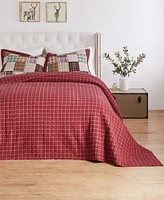 Greenland Home Oxford Traditional Plaid 3-Pc. Bedspread Set