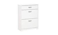 Slickblue 3-Drawer Shoe Cabinet for Stylish and Organized Storage Solutions