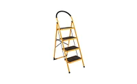 Slickblue 4-Step Folding Ladder – Portable Step Stool, Sturdy and Lightweight for Home and Office Use