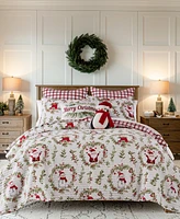 Levtex Merry Bright Pine Plaid Reversible -Pc. Quilt Set