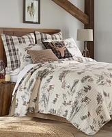 Levtex Lodge Toile Reversible 3-Pc. Quilt Set, King/California King