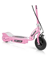 Razor E125 Kids Ride On 24V Motorized Battery Powered Electric Scooter Toy, Pink