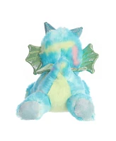 Aurora Small Sprinkles Dragon Bright Fancies Vibrant Plush Toy Blue 7"