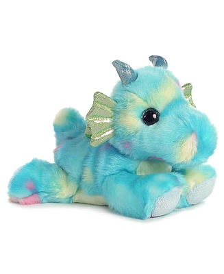 Aurora Small Sprinkles Dragon Bright Fancies Vibrant Plush Toy Blue 7"