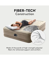 Intex Dura-Beam Deluxe Ultra Plush Air Bed w/Built-in Pump, Queen (2 Pack)