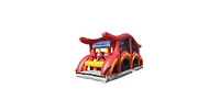 JumpOrange Shadow Obstacle Course Bounce House Inflatable for Kids and Adults with Blower, Commercial Grade, Pop Ups, Outdoor Indoor, Rental Quality (