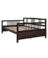 Slickblue Full Daybed with Support Legs, Versatile Bed Frame for Living Room & Guest