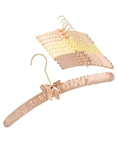 Florida Brands Padded Clothing Fabric Hangers for Women Set of 12