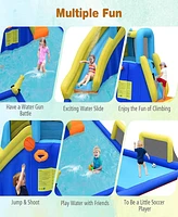 Inolait 6-in-1 Inflatable Water Slides with Blower for Kids