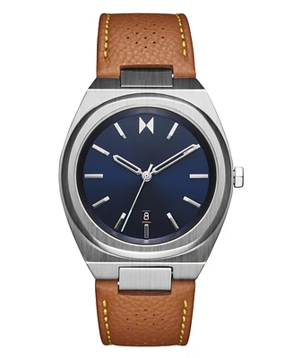 Mvmt Men's Odyssey Ii Leather Strap Watch ,40mm