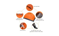 Slickblue 1-Person Waterproof Camping Dome Tent - Automatic Pop-Up Quick Shelter for Outdoor Adventures