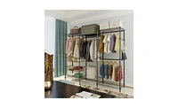 Slickblue White Closet System Organizer with Sliding Baskets for Efficient Storage and Easy Access