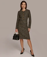 Donna Karan New York Women's Tweed Button-Front Jacket